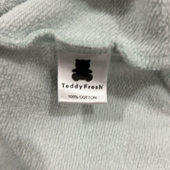 teddy fresh classic fleece cut off crewneck, size S. Pale green - Picture 8 of 15